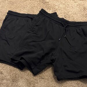 H&M Men's Black Athletic Shorts